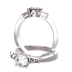 Epaul�-ring diamant 4 Krappen
