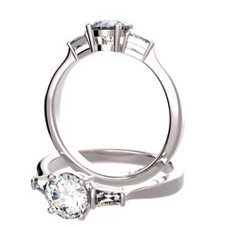 Epaul�-ring diamant 4 Krappen