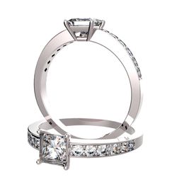 Pav�-ring diamant 4 Krappen