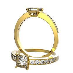 Pav�-ring diamant 4 Krappen