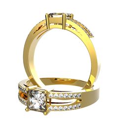 Pav�-ring diamant 4 Krappen