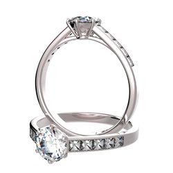 Pav�-ring diamant 6 Krappen