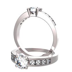 Pav�-ring diamant 4 Krappen