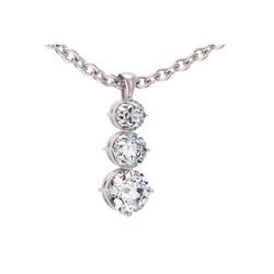 Anh�nger diamant 4 Krappen, Trilogie, Schlaufe