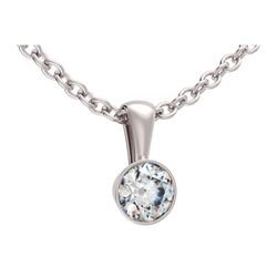 Anh�nger diamant Geschlossene Fassung, Schlaufe