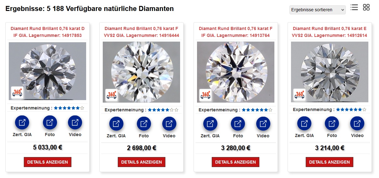 Diamantenbörse: Rasteransicht (Miniaturansicht) Diamantenbörse: Rasteransicht (Miniaturansicht)