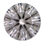 P1 = Piqué 1. Einschlüsse, bei 10facher Lupenvergrößerung sehr leicht erkennbar, mit bloßem Auge von der Krone schwer erkennbar, mindern die Brillanz jedoch nicht