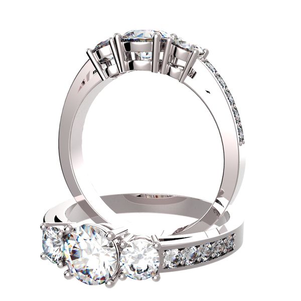 Trilogie-Diamantring Trilogie-Diamantring