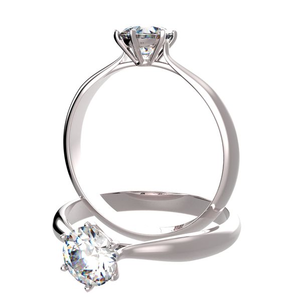 Diamant Solitärring Diamant Solitärring